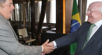 Lula meets Irish president Michael Daniel Higgins in Sao Paulo