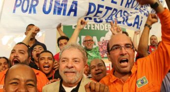 Lula conclama orgulho pela Petrobras em ato de movimentos sociais