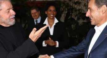 Nicolas Sarkozy se encontra com Lula