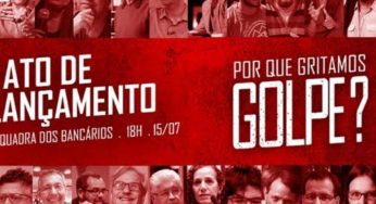 Quadra dos Bancários recebe lançamento de livro contra o golpe