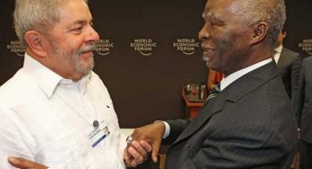 Klaus Schwab agradece Lula por ir ao Fórum em Abuja