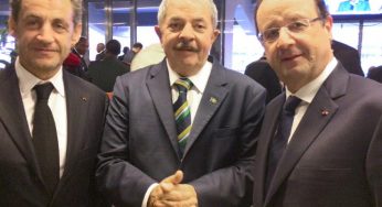Lula encontra Hollande e Sarkozy