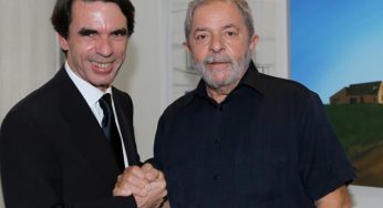 Ex-presidente espanhol, José María Aznar visita Lula no Instituto Lula