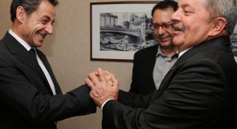 Lula se encontra com ex-presidente francês Nicolas Sarkozy