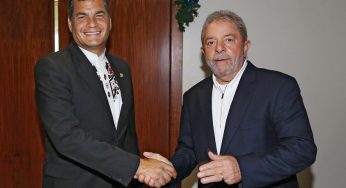 Mensagem de Lula em solidariedade a Rafael Correa