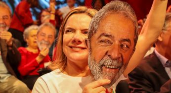 Lula na urna em 7 de outubro, por Gleisi Hoffmann