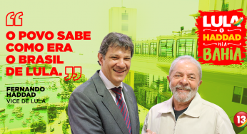 Haddad é a voz e as pernas de Lula