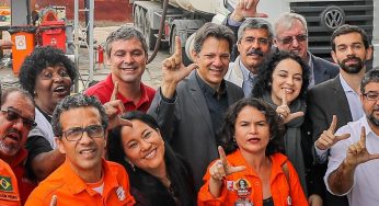 Em Niterói, Haddad denuncia desmonte da indústria naval brasileira