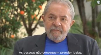 “As pessoas não conseguem prender ideias”, diz Lula