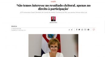 “A determinação da ONU impõe obrigação legal internacional ao Brasil”, afirma vice-presidenta do Comitê de Direitos Humanos da ONU