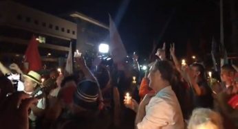 Vigília canta por Lula Livre em Curitiba
