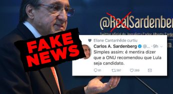 Sardenberg insiste em fake news sobre determinação do Comitê da ONU