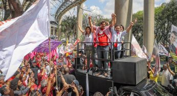 “Queremos paz, o Brasil do progresso e da oportunidade”, diz Haddad