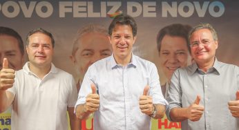 Haddad em Maceió: “Quem tem que decidir quem vai ser o presidente é o povo”