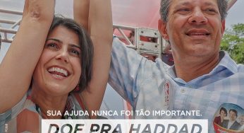 Vaquinha para a campanha de Haddad e Manu: contribua!