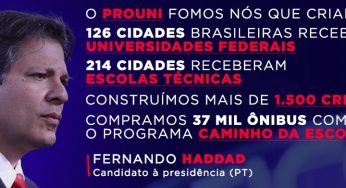 Haddad ao JN: “Fui o melhor ministro do governo Lula”