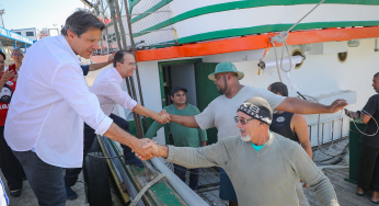 Em Florianópolis, Haddad fala sobre a importância de pautas como pesca e ferrovia