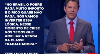 Haddad no #DebateSBT: Imposto de Renda Justo