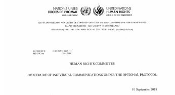 Nova decisão do Comitê de Direitos Humanos: ONU reafirma determinação sobre direitos de Lula