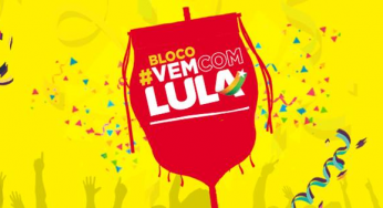 Bloco Vem com Lula arrasta pequena multidão na Av. Paulista