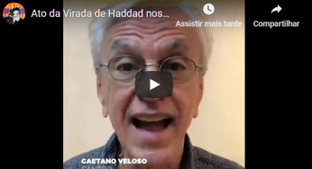 Ato da Virada no Rio: Caetano, Herson, Beth e Mautner chamam para evento no dia 23