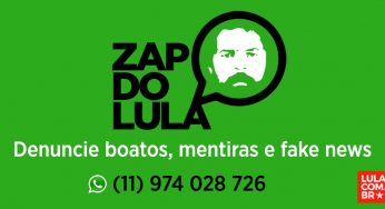 Novo número para denunciar fake news: (11) 974 028 726