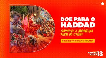 Segundo turno: contribua para a vaquinha da campanha de Haddad e Manu