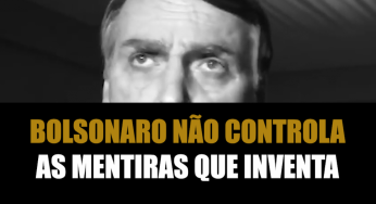 Bolsonaro, o Covarde, diz que não tem controle, mas quer comandar o país