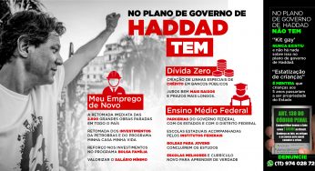 O que tem e o que não tem no plano de governo de Haddad