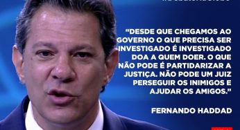 #HaddadnaGlobo destaca que legislação de rigoroso combate à corrupção foi aprovada durante governo do PT