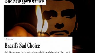 The New York Times: “Bolsonaro é um brasileiro de direita que tem visões repulsivas”