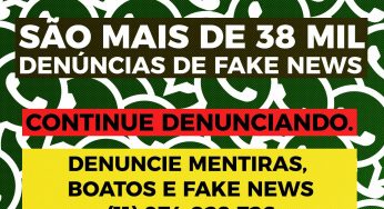 Zap do Lula já soma mais de 38 mil denúncias de fake news