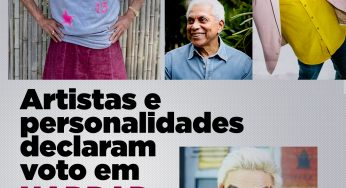 Artistas e personalidades declaram voto em Haddad