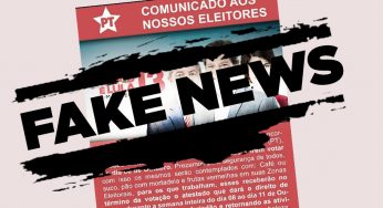 Panfleto com mudança de data das eleições é FALSO
