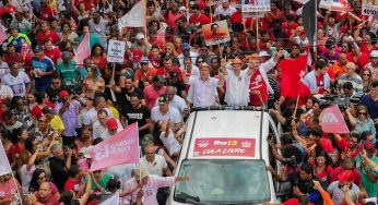 Álbum de fotos: Haddad, Rui Costa e Jaques Wagner em Feira de Santana