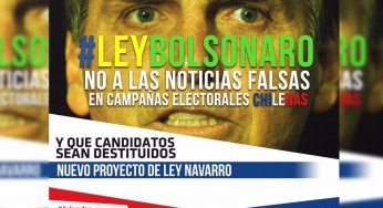 Ley Bolsonaro é proposta no Chile em resposta às fake news propagadas pelo candidato do PSL