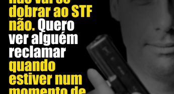 Eduardo Bolsonaro: “A gente não vai se dobrar ao STF não”
