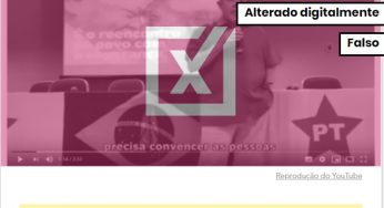 Combata Fake News: É falso o vídeo de Lula falando mal da política