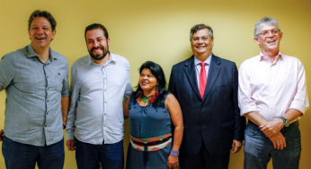Haddad, Dino, Boulos, Sonia e Coutinho soltam nota conjunta por democracia, Lula Livre e contra reforma da Previdência
