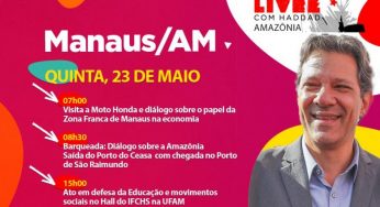 Caravana Lula Livre chega ao Amazonas nesta quinta-feira (23)