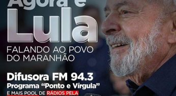 Rádio Difusora no Maranhão entrevista Lula; assista