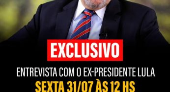 Acompanhe a entrevista de Lula para as rádios de Feira de Santana