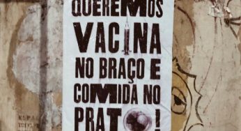 Vacina no braço e comida no prato!