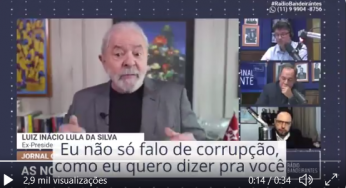 “Corruptos foram aqueles que me chamaram de corrupto”