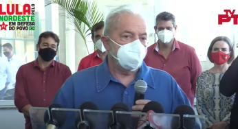Lula, no Ceará: “Precisamos de menos ódio, menos mentira e mais governo”