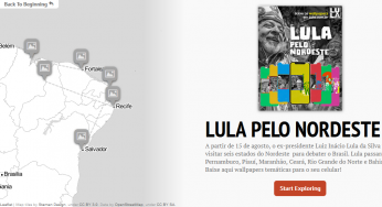 Lula pelo Nordeste: acompanhe no mapa