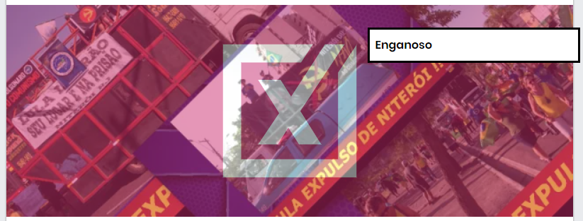 Lula não foi expulso de Niterói como afirma vídeo