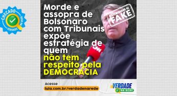 Morde e assopra de Bolsonaro com Tribunais sustenta estratégia de quem não tem respeito pela democracia