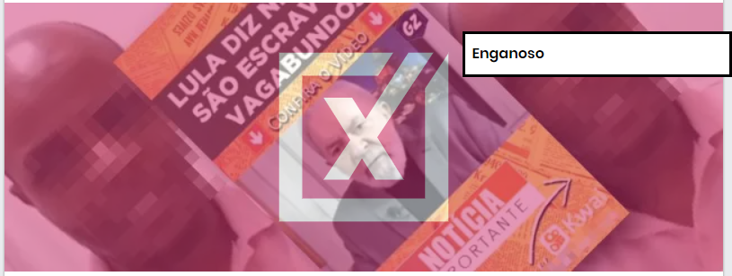 Fala de Lula sobre negros foi editada e tirada de contexto