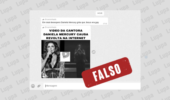 #Verificamos: É falso que Daniela Mercury disse em show que Jesus era gay